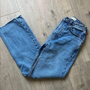 Abercrombie & Fitch Men's Straight Blue Jeans